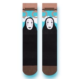 Studio Ghibli Spirited Away No-Face Train Crew Socks